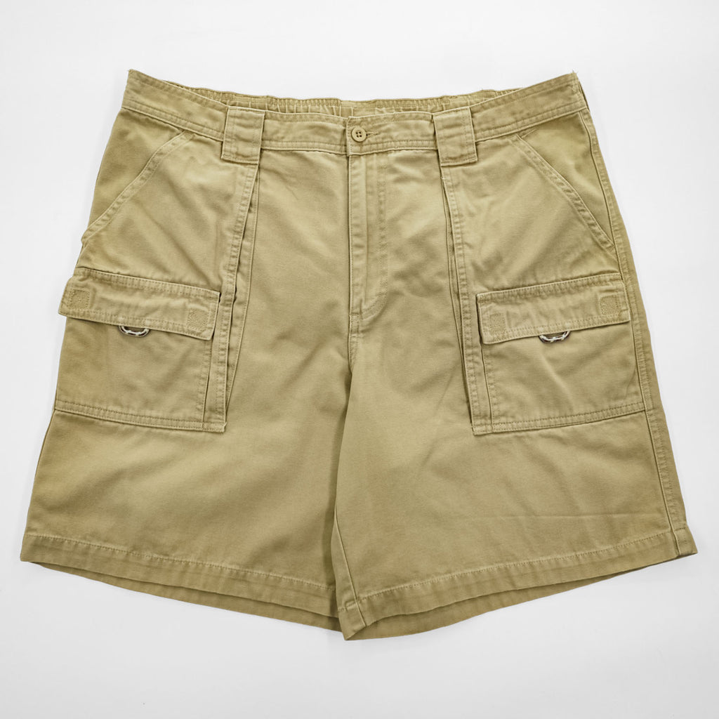 L.L.Bean Men's Cotton Cargo Shorts Beige 38 REG ItemID 242462