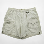 Columbia PFG ダック地 フィッシングカーゴショーツ ショートパンツ L ベージュ キャンバス FM4012