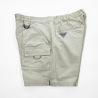 Columbia PFG ダック地 フィッシングカーゴショーツ ショートパンツ L ベージュ キャンバス FM4012