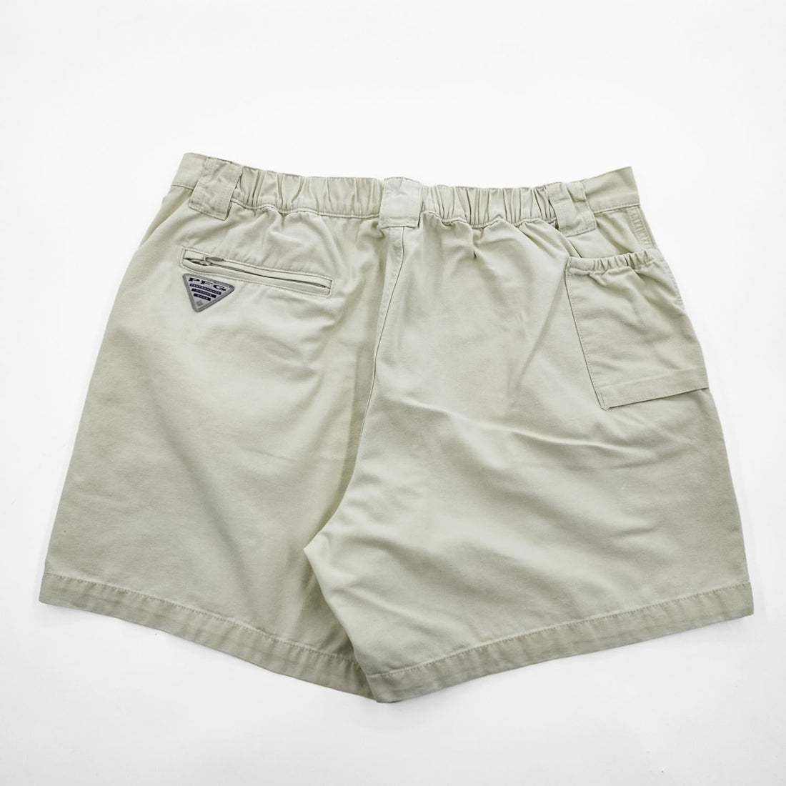 Columbia PFG ダック地 フィッシングカーゴショーツ ショートパンツ L ベージュ キャンバス FM4012
