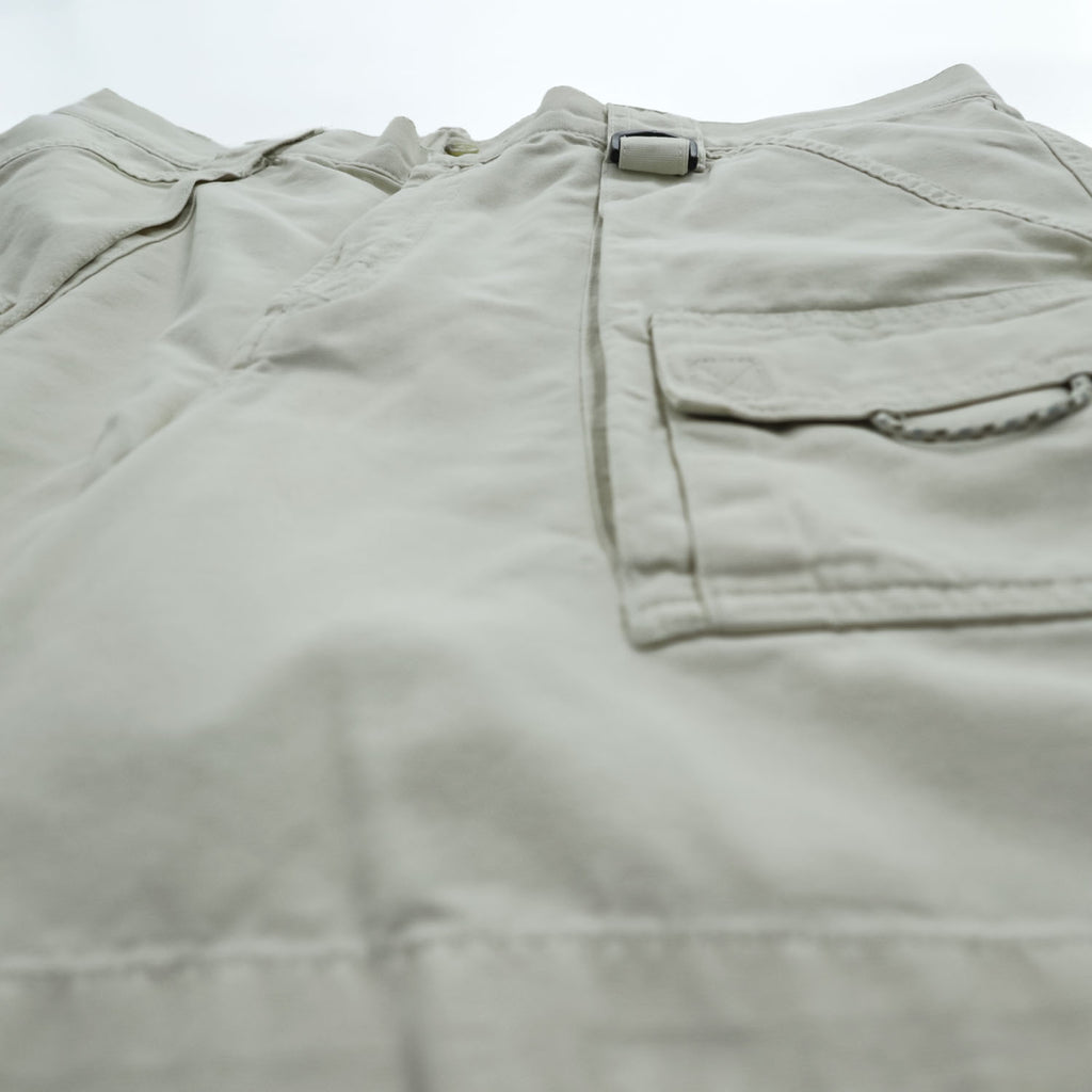Columbia PFG ダック地 フィッシングカーゴショーツ ショートパンツ L ベージュ キャンバス FM4012