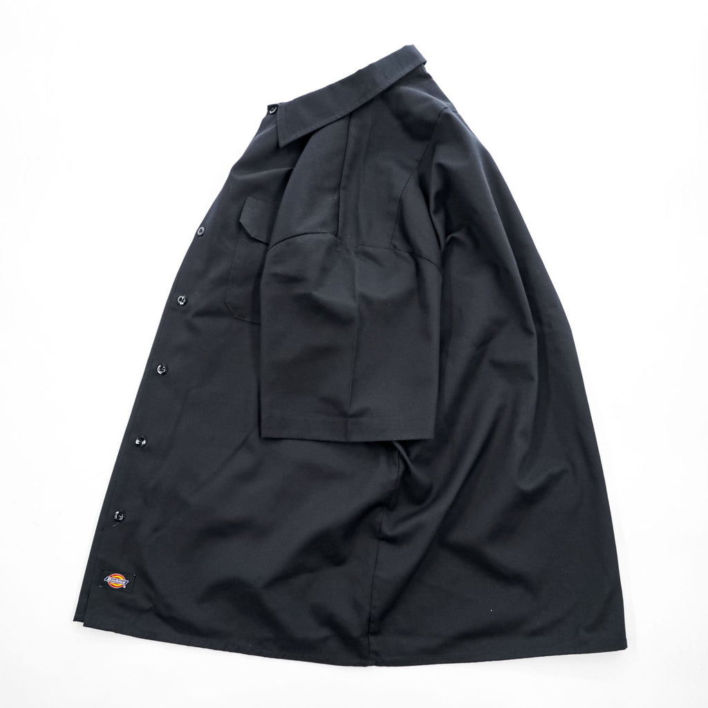 Dickies 1574BK Men's Short Sleeve Work Shirt Black XL Double Pocket 2017