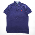 Polo by Ralph Lauren Men's Navy Short Sleeve Polo Shirt Red Pony Logo Size L 100% Cotton
