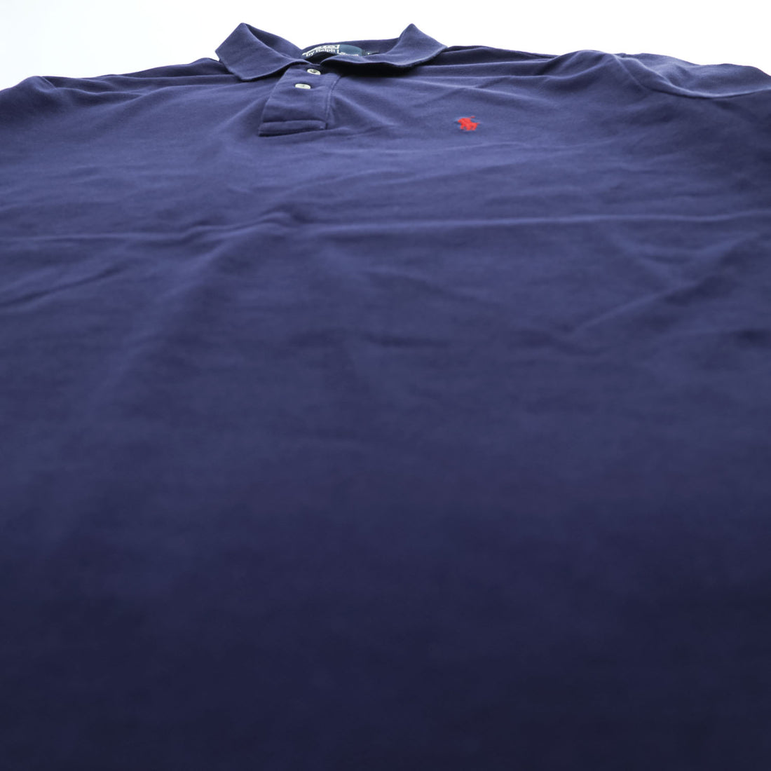 Polo by Ralph Lauren Men's Navy Short Sleeve Polo Shirt Red Pony Logo Size L 100% Cotton