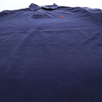 Polo by Ralph Lauren Men's Navy Short Sleeve Polo Shirt Red Pony Logo Size L 100% Cotton