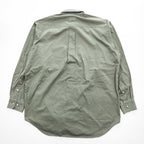 Brooks Brothers Sport Shirt Button-Down Long Sleeve Cotton Made in Hong Kong M Olive