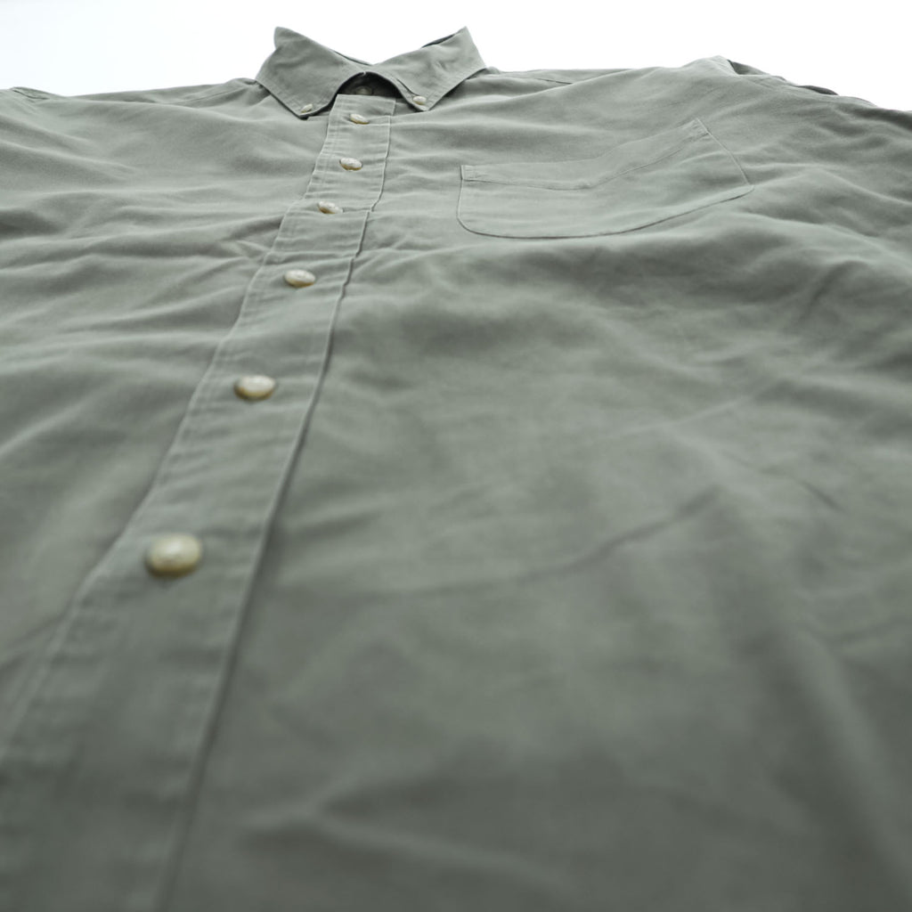 Brooks Brothers Sport Shirt Button-Down Long Sleeve Cotton Made in Hong Kong M Olive