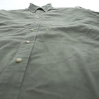 Brooks Brothers Sport Shirt Button-Down Long Sleeve Cotton Made in Hong Kong M Olive