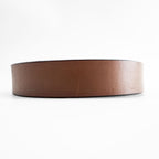 POLO RALPH LAUREN Pony Logo Plaque Brown Leather Belt Size 32/80 Made in Guatemala