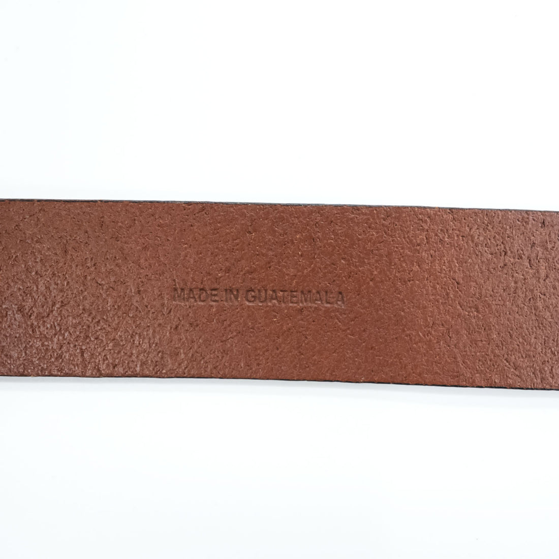 POLO RALPH LAUREN Pony Logo Plaque Brown Leather Belt Size 32/80 Made in Guatemala