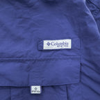 Columbia PFG 半袖 フィッシングシャツ XL ネイビー Bahama II OMNI-SHADE メッシュ ボタンダウン FM7047