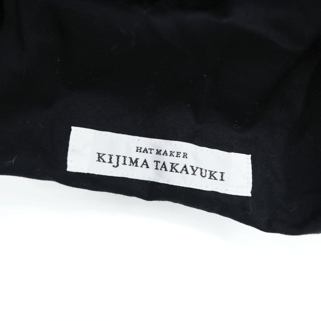 KIJIMA TAKAYUKI E-003A Cotton Wide Brim Hat Navy Size 3 Made in Japan