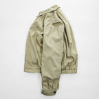 TOMMY HILFIGER Beige Harrington Zip Jacket Flag Logo Navy Lining