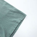 AURALEE A21ST02ST Cotton Crew Neck Short Sleeve T-Shirt Green Size 4 Made in Japan