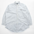 Ralph Lauren Classic Fit White Long Sleeve Button-Down Shirt Size L/G Pony Logo
