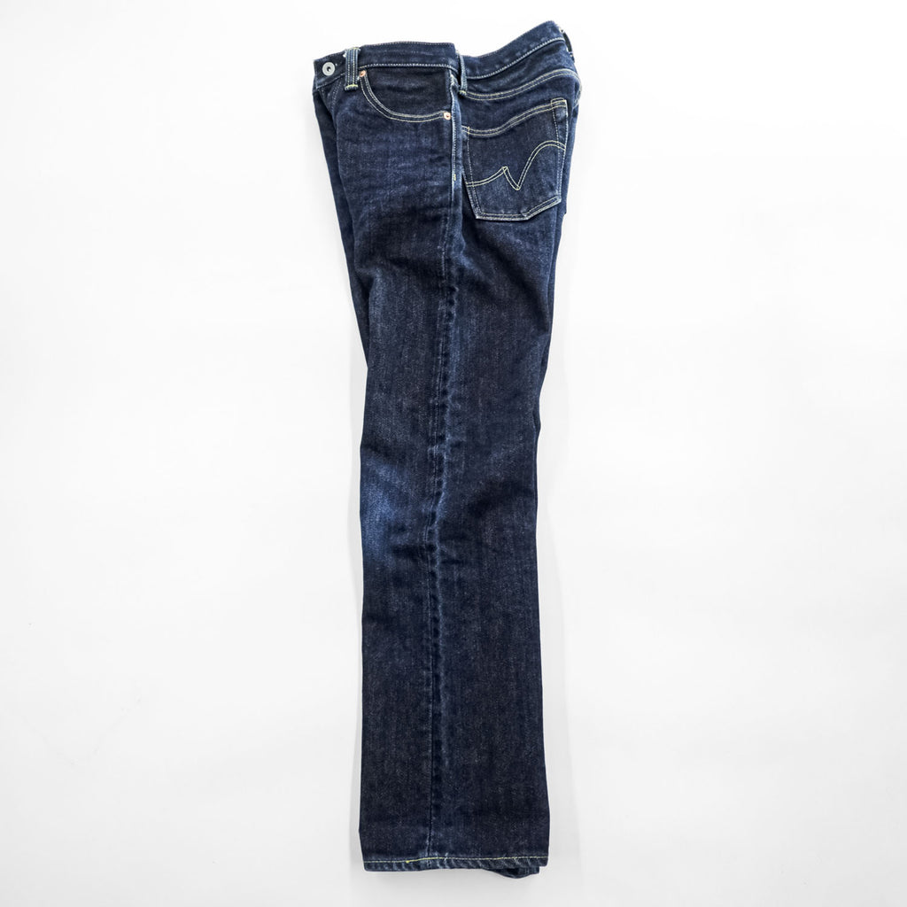 IRON HEART 日本製 セルヴィッヂ 21oz デニムパンツ ジーンズ EXTRA HEAVY DENIM リジッド 濃紺 ボタンフライ 634S