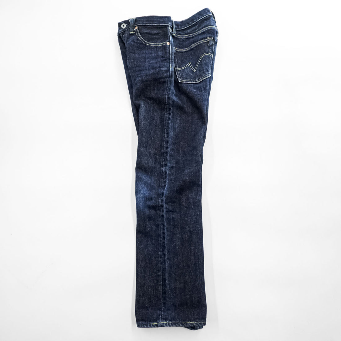 IRON HEART 日本製 セルヴィッヂ 21oz デニムパンツ ジーンズ EXTRA HEAVY DENIM リジッド 濃紺 ボタンフライ 634S