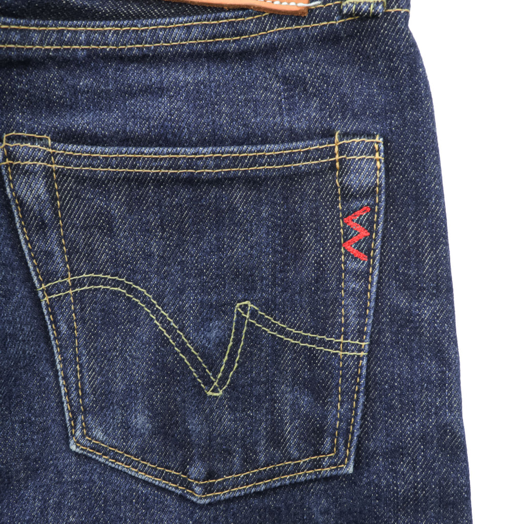 IRON HEART 日本製 セルヴィッヂ 21oz デニムパンツ ジーンズ EXTRA HEAVY DENIM リジッド 濃紺 ボタンフライ 634S