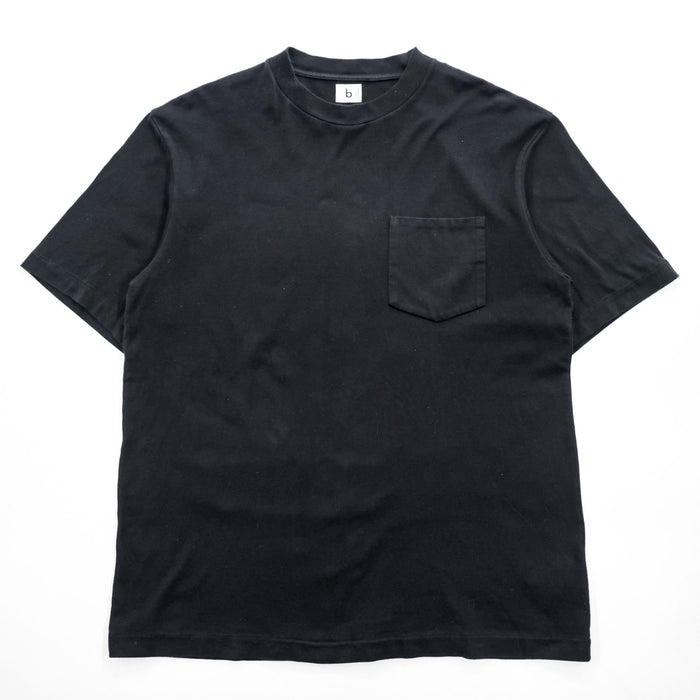 blurhms ROOTSTOCK 日本製 ポケットTシャツ L ブラック シングルステッチ ROOTS2109