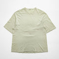 AURALEE A9ST02ST Cotton Crew Neck Short Sleeve T-Shirt Light Green Size 5 Made in Japan