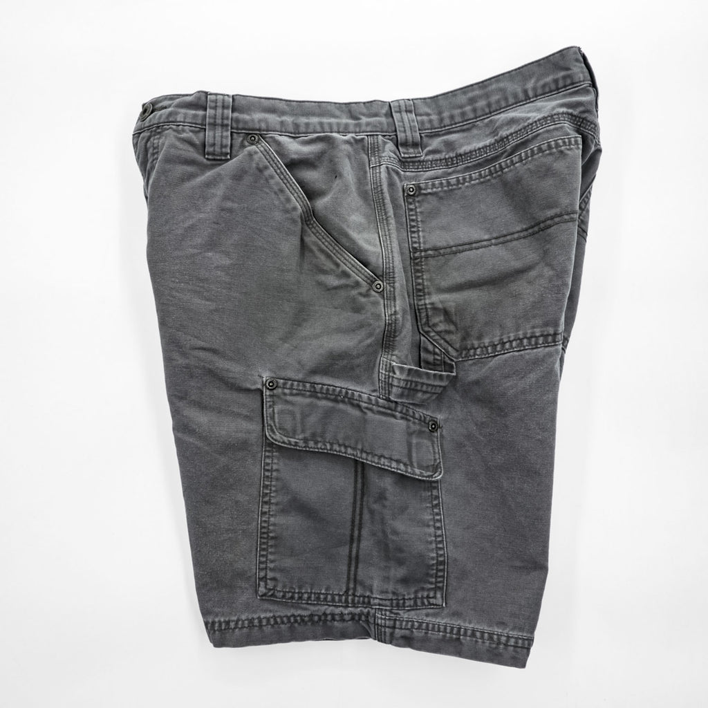 Columbia カーゴショーツ ダック地 ショートパンツ L グレー キャンバス AM4041
