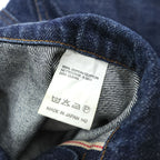 A.P.C. 日本製 2ndタイプ セルビッジ プリーツ デニムジャケット Gジャン S インディゴ ブルー