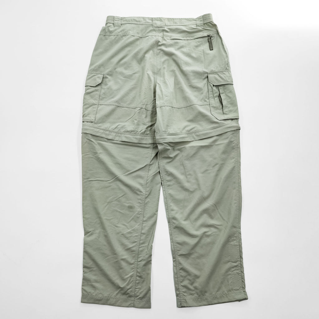 Columbia アウトドア  コンバーチブル カーゴ シェル パンツ 2WAY ショートパンツ M ベージュ パッカブル TITANIUM TM8287