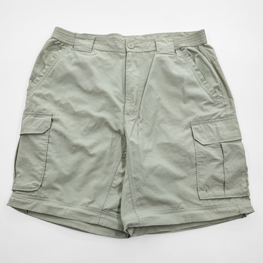 Columbia アウトドア  コンバーチブル カーゴ シェル パンツ 2WAY ショートパンツ M ベージュ パッカブル TITANIUM TM8287