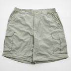 Columbia アウトドア  コンバーチブル カーゴ シェル パンツ 2WAY ショートパンツ M ベージュ パッカブル TITANIUM TM8287