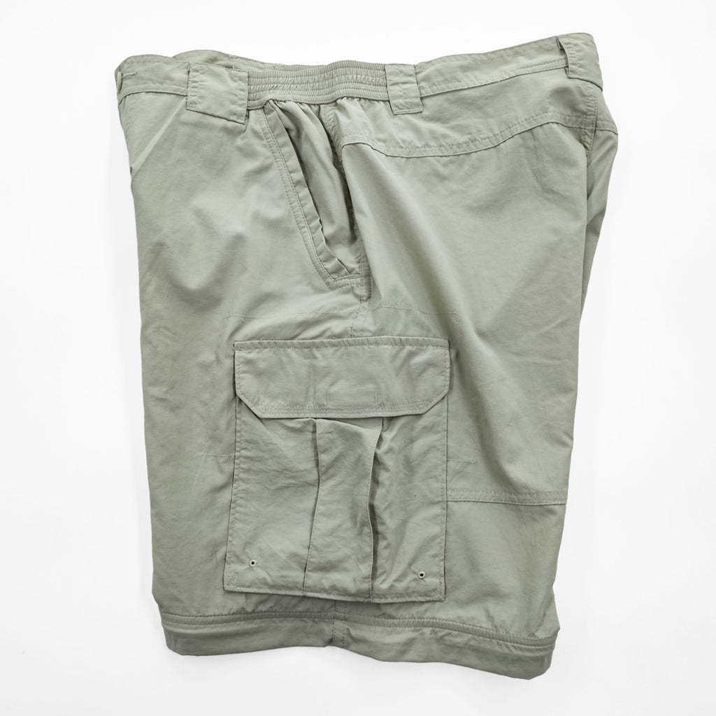 Columbia アウトドア  コンバーチブル カーゴ シェル パンツ 2WAY ショートパンツ M ベージュ パッカブル TITANIUM TM8287