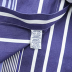Polo Ralph Lauren 90年代 クラシックフィット 長袖マルチストライプシャツ L ホワイト ブルー REGENT