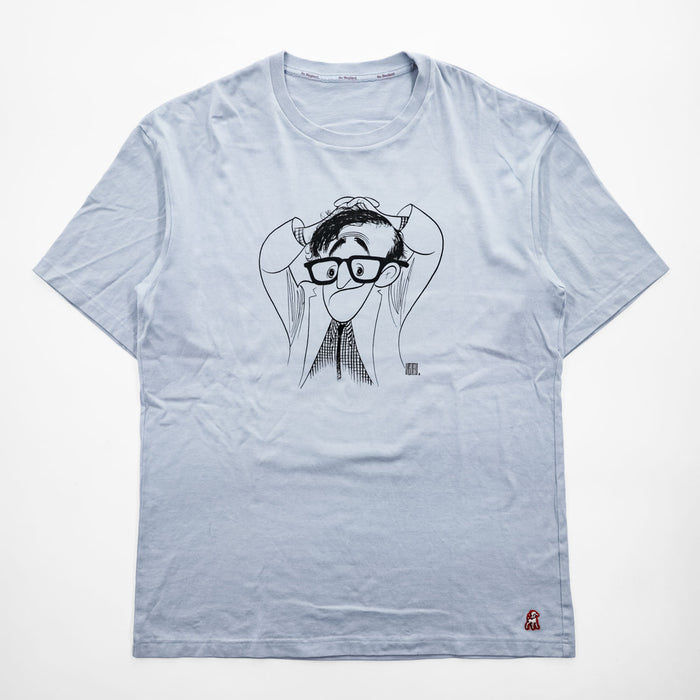 UNDERCOVER 日本製 the Shepherd グラフィック Tシャツ L ブルー HIRSCHFELD US1A4804-3