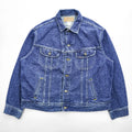 DENIM RIDERS 90年代 USA製 ヴィンテージ デニムジャケット Gジャン XL インディゴ ブルー