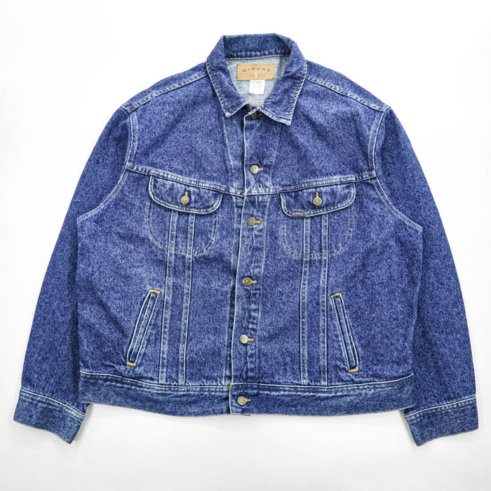 DENIM RIDERS 90年代 USA製 ヴィンテージ デニムジャケット Gジャン XL インディゴ ブルー