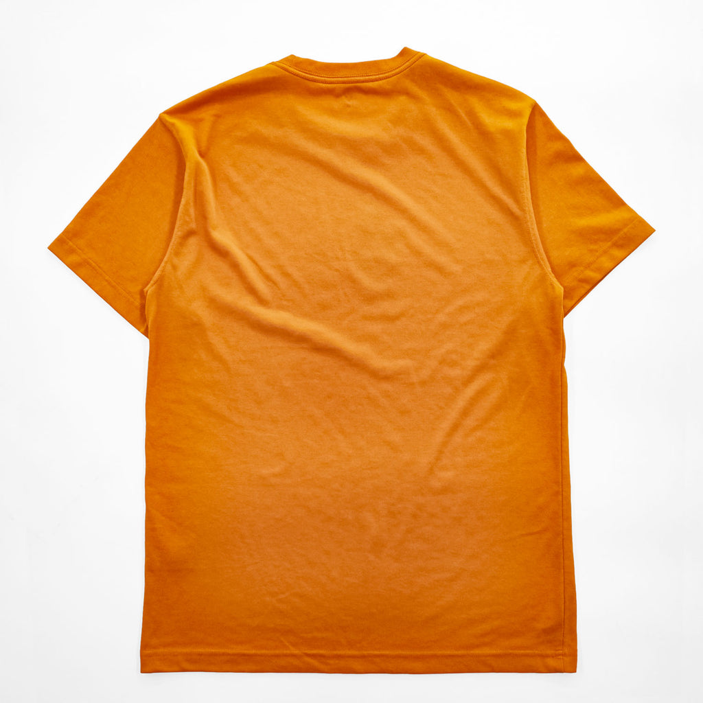 mont-bell プリント WIC.T 道案内 Tシャツ M オレンジ 1114571
