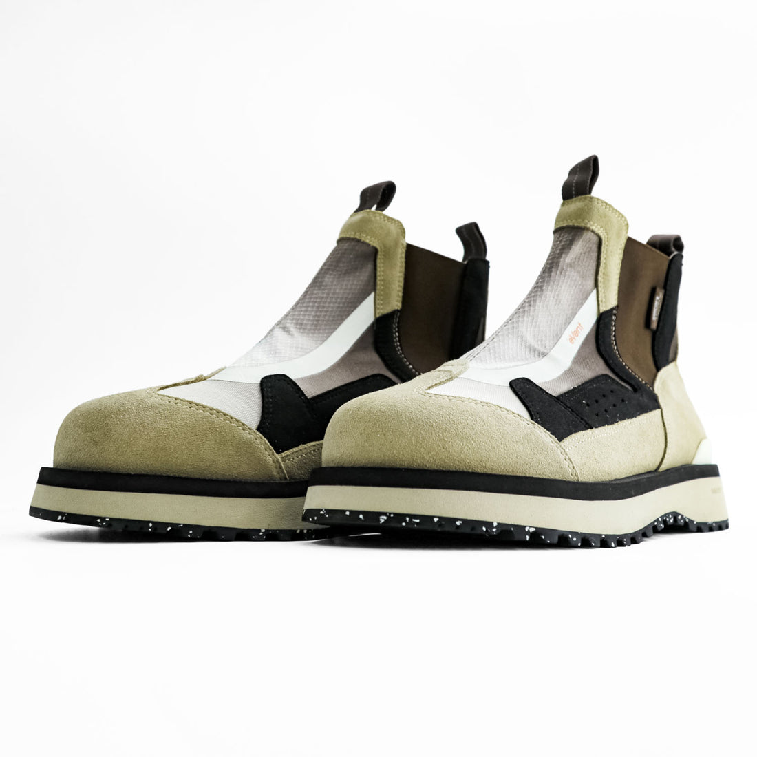 SUICOKE サイドゴア アンクルブーツ BOMA HI TRevab スエード 28cm ベージュ ブラウン 防水 event