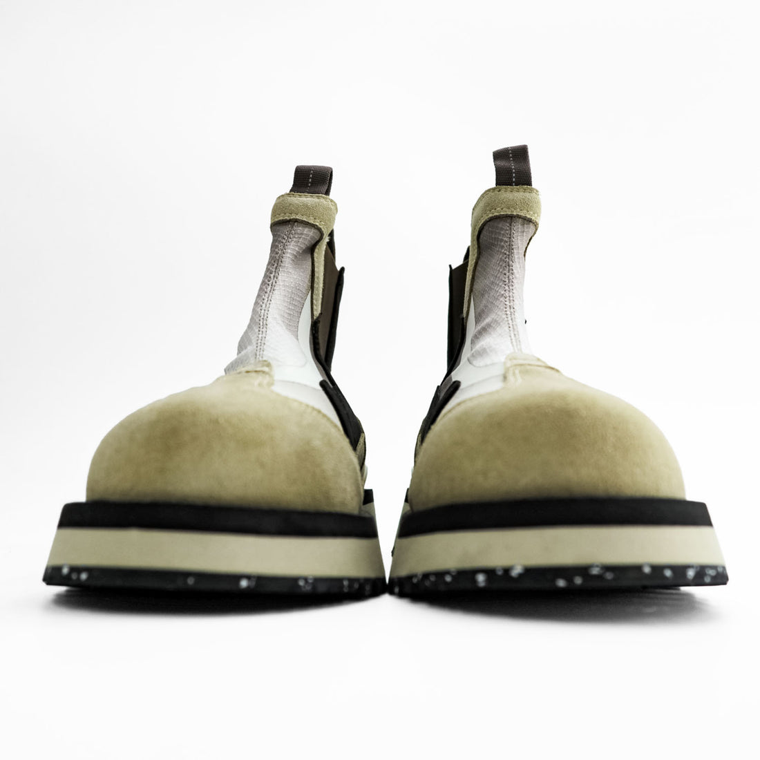 SUICOKE サイドゴア アンクルブーツ BOMA HI TRevab スエード 28cm ベージュ ブラウン 防水 event