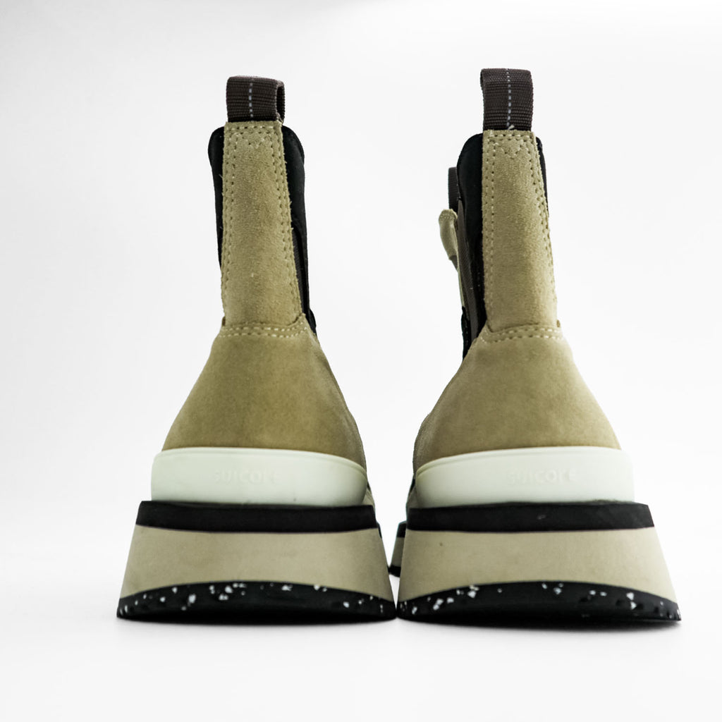 SUICOKE サイドゴア アンクルブーツ BOMA HI TRevab スエード 28cm ベージュ ブラウン 防水 event