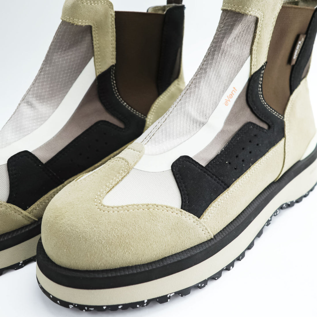 SUICOKE サイドゴア アンクルブーツ BOMA HI TRevab スエード 28cm ベージュ ブラウン 防水 event