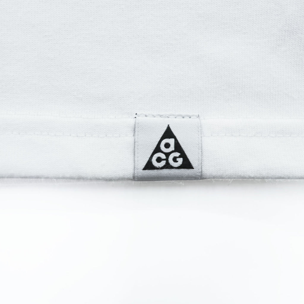 NIKE ACG 長袖 ロングスリーブ Tシャツ ロンT L ホワイト バックプリント フィッシング FQ3728-121