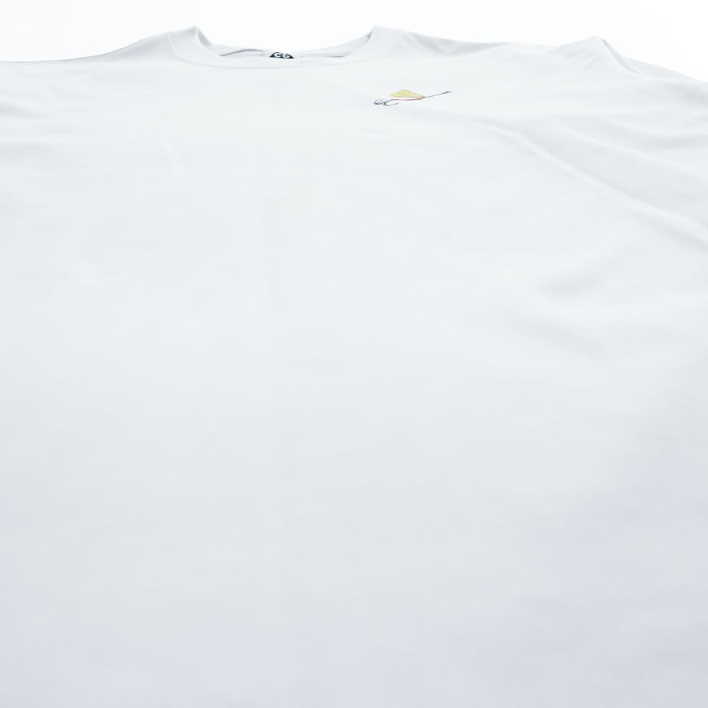 NIKE ACG 長袖 ロングスリーブ Tシャツ ロンT L ホワイト バックプリント フィッシング FQ3728-121