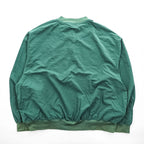 Eddie Bauer 90年代 EBTEK ピステ ハーフボタン ナイロン プルオーバー L グリーン