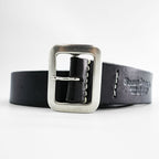 SUGAR CANE SC02320 Garrison Belt Black Cowhide Leather Made in Japan Size 32