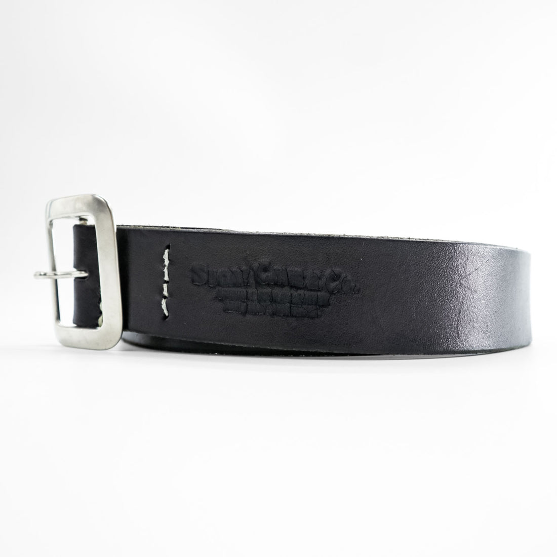 SUGAR CANE SC02320 Garrison Belt Black Cowhide Leather Made in Japan Size 32