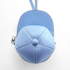 JW Anderson Leather Shoulder Pouch, Blue, Nano Cap Bag