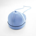 JW Anderson Leather Shoulder Pouch, Blue, Nano Cap Bag