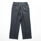 Brooks Brothers Wool Double Pleat Trousers Size 34 Charcoal Gray