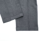 Brooks Brothers Wool Double Pleat Trousers Size 34 Charcoal Gray