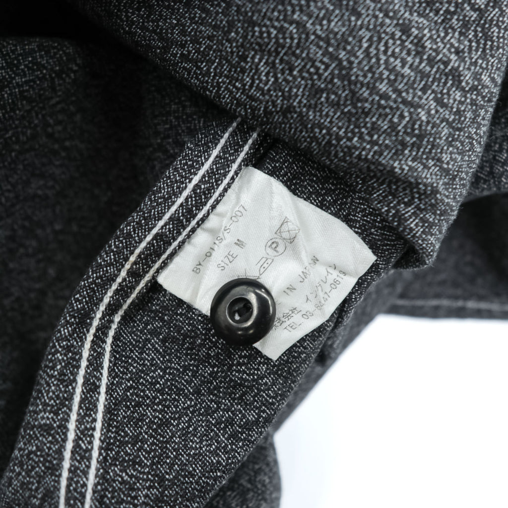 BIG YANK 1935 Black Chambray Work Shirt Gacha Pockets Made in Japan Size M