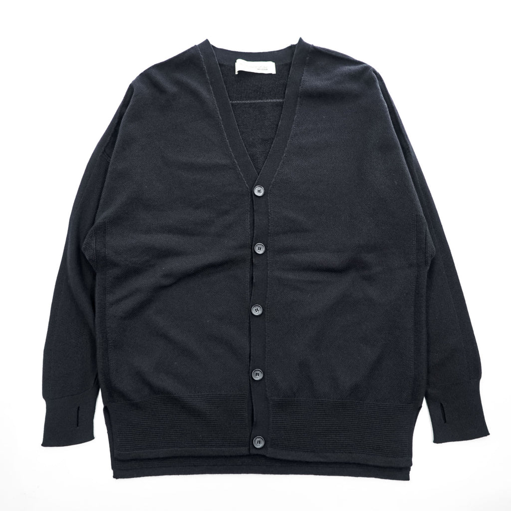 New Balance Tokyo Design Studio JMTL9552 Knit Cardigan Black Wool Blend Made in Japan S